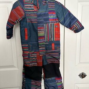 Burton Patchwork One Piece Insulated Snowsuit - size 18-24month+
